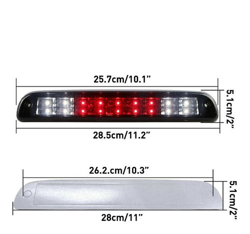 Tercera Luz De Freno Led 93-11 Ford Ranger 99-16 F250 F350 Foto 5