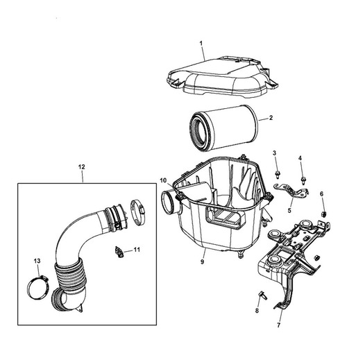 Filtro Aire Mopar Original Jeep  Patriot  2.4l  2011-2017 Foto 3