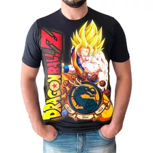 Camisa Camiseta Goku Dragon Ball Z Blusa Masculina Infantil