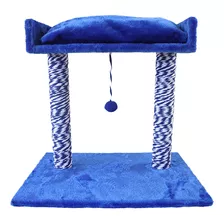 Brinquedo Arranhador E Cama Suspensa Com Almofada Para Gato