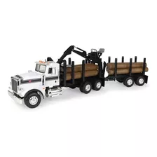 Ertl Big Farm Peterbilt 367 Logging Truck And Fup Trailer