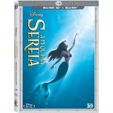 Blu-ray 3d + Bluray A Pequena Sereia - Disney Original Duplo