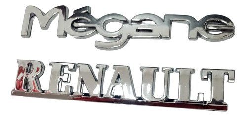 Emblemas Renault Megane Bal Autoadhesivos Cromados  Foto 4