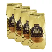 Kit 4 Kg Café Gourmet Em Grão Ouro Da Mogiana - Frete Grátis