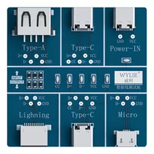 Placa Testador De Cabo De Dados Usb / Type-c Wylie