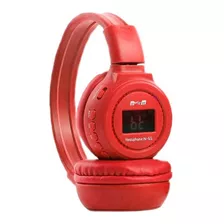 Diadema N65 Bluetooth Color Rojo