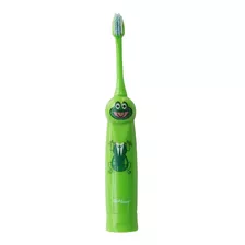 Escova Dental Elétrica Infantil Kids Sapo Verde - Techline