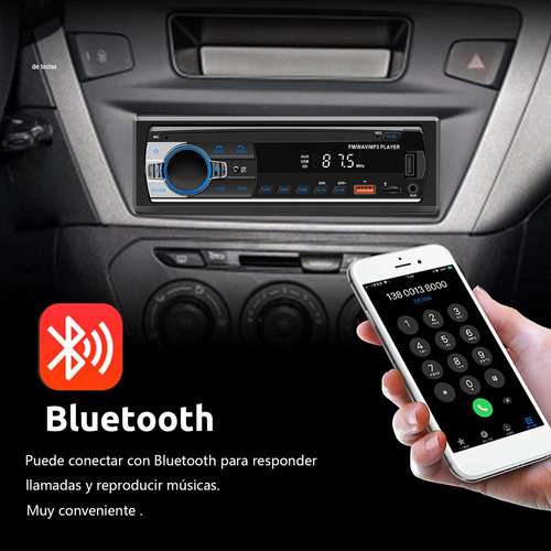 Autoestereo Mp3 Jsd-530 Bluetooth Usb 1 Din Radio Fm Aux Foto 4