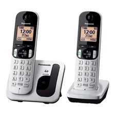 Telefone Sem Fio Panasonic Kx-tgc212lb1 Prateado