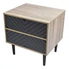 Buro Para Recamara Elegante Y Minimalista Mesa De Noche Color Negro