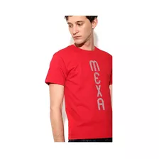 Playera Roja Mexa Simple People Para Hombre Talla S