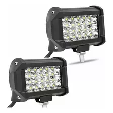 Par Faros 24 Led Auxiliar Dually Con Estrobo 4x4 72w F1