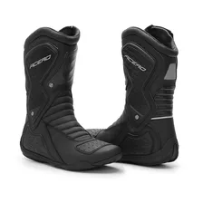 Bota Acero Motociclista Speed Couro Protetor Marcha Ziper 