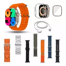 Relógio Smartwatch Hw Ultra 2 Chat Gpt + 7 Pulseiras 