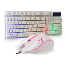 Combo Gamer Mouse Y Teclado Usb 1.5m Retroiluminado Luz Led