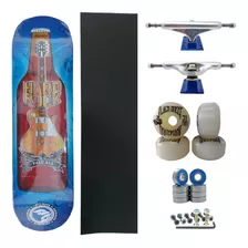 Skate Completo Shape Truck Stronger 139mm Roda 51mm Abc11