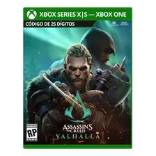 Assassin's Creed Valhalla Xbox One - Código De 25 Dígitos