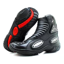 Bota Coturno Moto Calçado Slider Wheelie Stunt Palmilha Gel