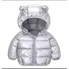 Jaqueta Puffer Capuz Infantil Bobojaco 2 A 3 Anos Fgrátis