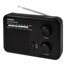 Rádio Portátil Am/fm Zona Rural Aiwa Awfml4 Bivolt Preto