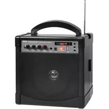 Pyle Pro 60w Portable Bluetooth Karaoke Pa Speaker Amplifier