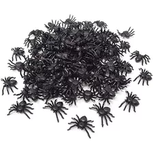 Honbay 120 Piezas De Mini Araña De Plástico Negro Falsa P.