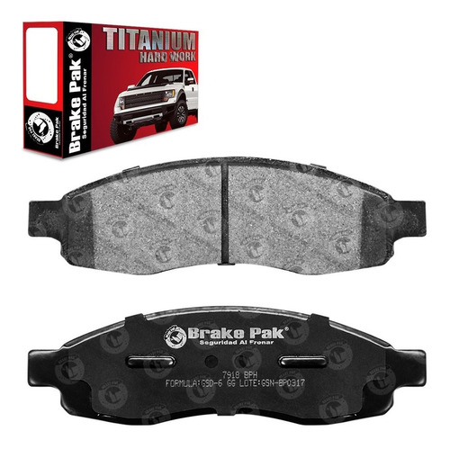 Pastillas De Freno Brakepak Nissan Armada -infiniti Foto 2