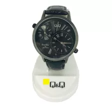 Reloj Q&q Cuero Varón Qz22j505y