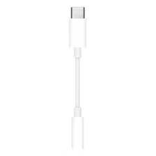 Adaptador Apple Usb-c A 3,5 Mm iPad Macbook Mu7e2zm A2155 Color Blanco