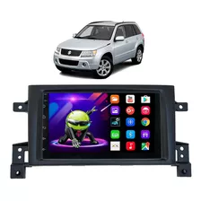 Kit Multimidia Android Gran Vitara 2005 A 2015 Preto Tv Bt