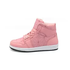 Tenis Rosa Kimono Nezuko Demon Slayer Anime Bota Hi Top