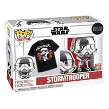 Funko Pop! & Tee: Star Wars Stormtrooper - M