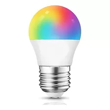 Lámpara Gota Led 5w Luz Fría Cálida Rgb Wifi E27