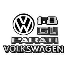 Kit Emblema Volkswagen Parati Gl 1.8 83 84 85 86 87 88 89 90