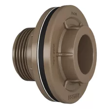 Adaptador Flange 25mm 3/4'' Marrom Para Caixa D'água Fortlev