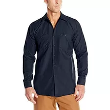 Camisa De Trabajo Industrial Para Hombre Red Kap, Azul Marin