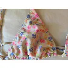 Zara / Corpiño Traje De Baño Flores 90