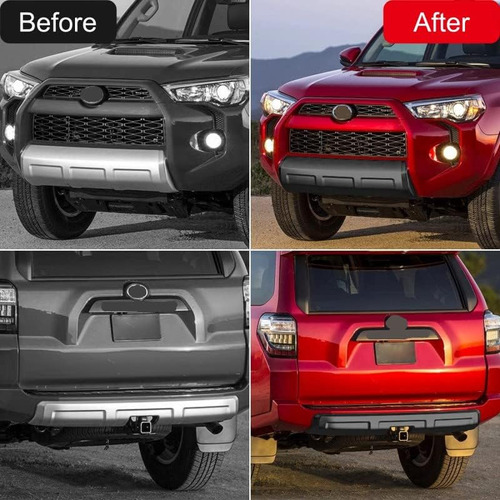 Para Toyota 4runner 2014-2023 Abs Negro Mate Inferior Panel  Foto 7