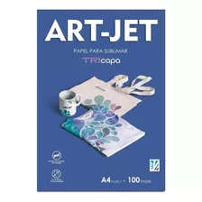 Papel Para Sublimar Específico A4 Art-jet® 100 Hojas Tricapa Color Blanco