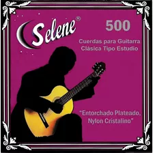 Cuerdas Para Guitarra Clasica De Nylon Blanco - Selene 500