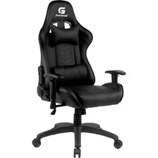 Cadeira Gamer Black Hawk Preta Fortrek Profissional ! Cor Preto Material Do Estofamento Poliuretano