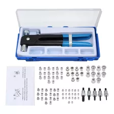 86pcs/set Remachadora Manual Con Tuercas M3-m8 Y Estuche