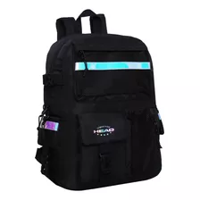 Mochila Mujer Escalede Holographic Negro Head