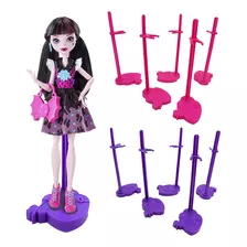 5 Suportes P/ Bonecas Monster High Ou Ever After