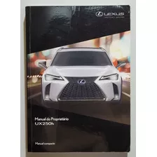 Manual Do Proprietário Lexus Ux250h 2019