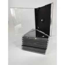 Cajas Acrilicas Para Cd/dvd Tray Negro- Pack Por 100 Unidade