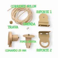 Kit Comando Manutenção Reparo Cortina Persiana Rolo Tubo28mm