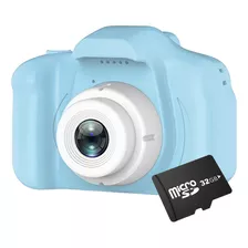 Cámara Digital Compacta Niños Niñas + Memoria Micro Sd 32gb