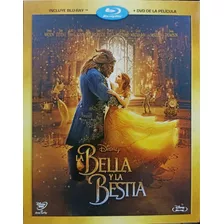 La Bella Y La Bestia Blu Ray + Dvd Pelicula Nuevo Slipcover