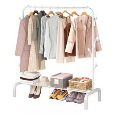 Perchero Rack Armable Ropa Organizador Closet Hogar Ganchos